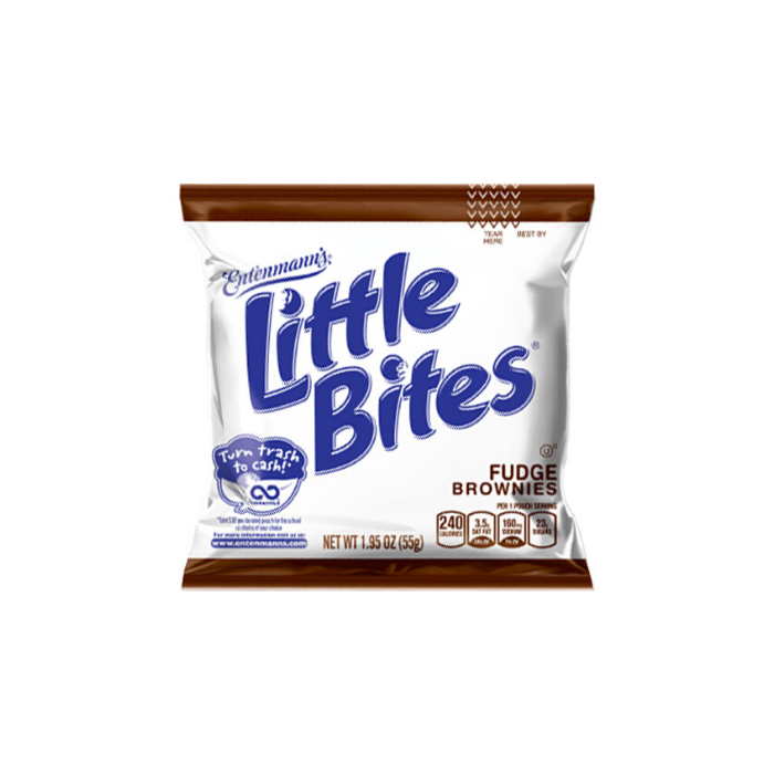 Telman Little Bites Fudge Brownie (20/box)